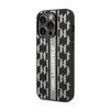 Karl Lagerfeld Monogram Stripe - iPhone 14 Pro Max tok (szürke)
