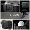 Spigen Lock Fit - Pancerne etui do Apple Airpods Pro 1 / 2 (Czarny)