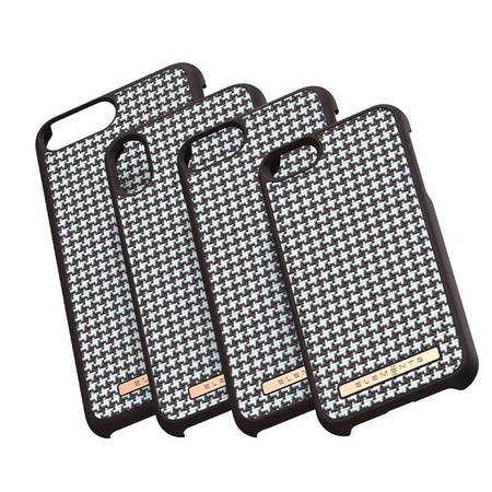 Nordic Elements Saeson Idun - Materiálové pouzdro pro iPhone Xs / X (tmavě hnědý vzor 2)