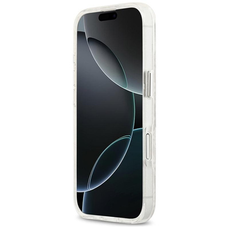 Karl Lagerfeld IML Glitter Karl & Choupette Heads Logo MagSafe - Case for iPhone 17 (gray)