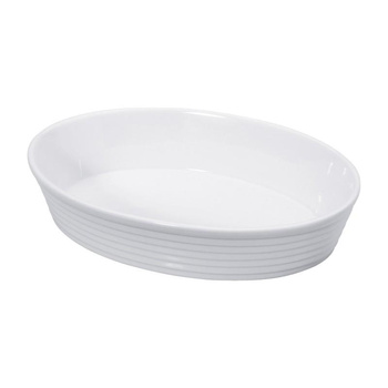 Küchenprofi Burgundy - Porcelánový pekáč / oválná zapékací mísa 30 × 20 × 6 cm