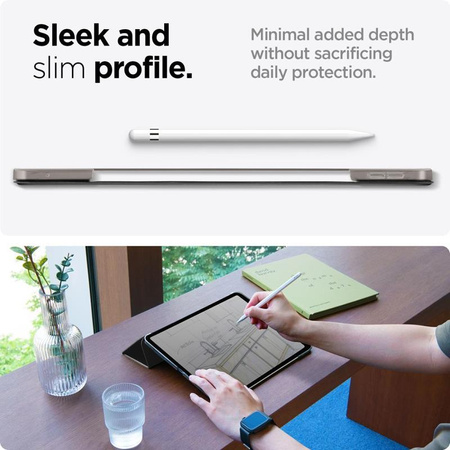 Spigen Smart Fold - tok iPad Pro 11" (M4, 2024) (Fekete)
