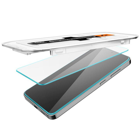 Spigen GLAS.TR EZ FIT 2-Pack - Verre trempé pour Samsung Galaxy S25 / S24 (2 pièces)