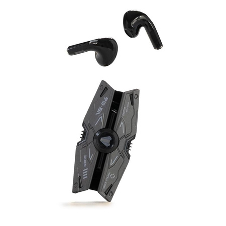 WEKOME VB06 Mecha sorozat - Bluetooth V5.3 TWS vezeték nélküli fejhallgató töltőtáskával (Tarnish)