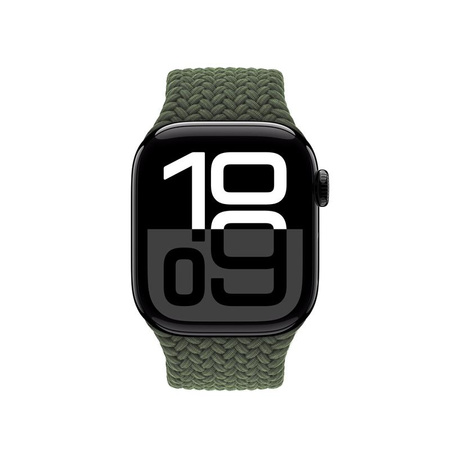 Crong Wave Band – Braided strap for Apple Watch 44/45/46/49 mm (green)