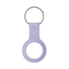 Crong Silicone Case with Key Ring - Etui de protection pour Apple AirTag (Lavender)