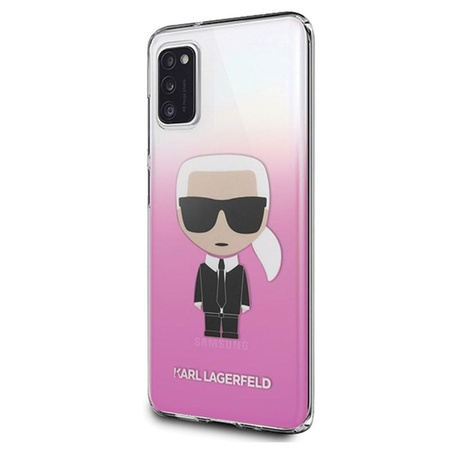 Karl Lagerfeld Iconic Karl Gradient - Samsung Galaxy A41 Tasche (rosa)