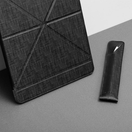 Moshi Apple Pencil Etui - Magnetisches Etui für Apple Pencil Eingabestift (Metro Black)