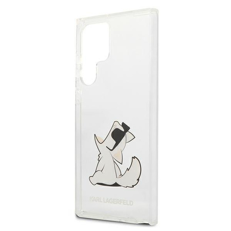 Karl Lagerfeld Choupette Fun  - Etui Samsung Galaxy S22 Ultra (przezroczysty)