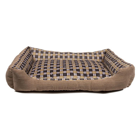 Soft couch bed for dog 90 x 70 x 20 cm roz. XL (beige)