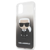 Karl Lagerfeld Iconic Karl Gradient - pouzdro pro iPhone 11 Pro Max (černé)