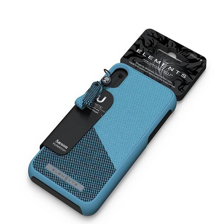 Nordic Elements Saeson Freja - Anyag tok iPhone Xs Max (Petrol)