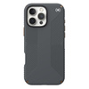 Speck Presidio2 Grip - Coque iPhone 16 Pro Max (Gris anthracite / Bronze froid / Blanc)