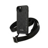 Karl Lagerfeld Monogram Plaque Logo Strap - Hülle für iPhone 14 Plus (Schwarz)