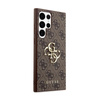 Guess 4G Big Metal Logo - Samsung Galaxy S24 Ultra Tasche (braun)