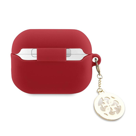Guess 3D Rubber 4G Diamond Charm - AirPods Pro 2 Case (Red)