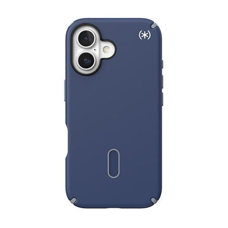 Speck Presidio2 Pro ClickLock & MagSafe - Case for iPhone 16 (Coastal Blue / Dust Grey / White)