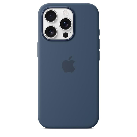 Apple Silicone Case – Silicone Case with MagSafe for iPhone 16 Pro (Denim)