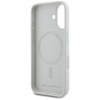 Karl Lagerfeld Silicone Double Heads And Circle MagSafe - Etui do iPhone 16 (beżowy)