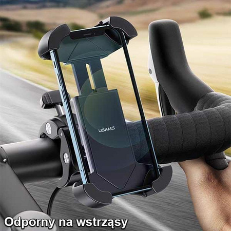 USAMS US-ZJ064 - Universal bike mount for smartphones (black)