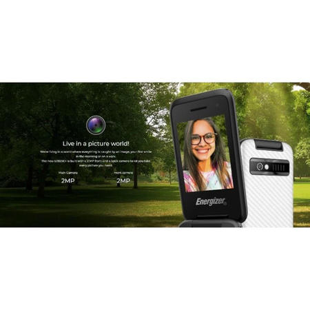 Energizer E282SC+ - Telefon 512MB RAM 4GB 2,8" 4G LTE Dual SIM EU/UK (fekete)
