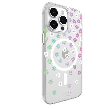 Kate Spade New York Protective MagSafe - iPhone 15 Pro Max Case (Scattered Flowers)