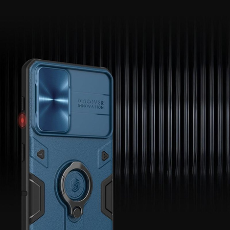 Nillkin CamShield Armor - Samsung Galaxy S21+ tok kamerafedéllel (fekete)