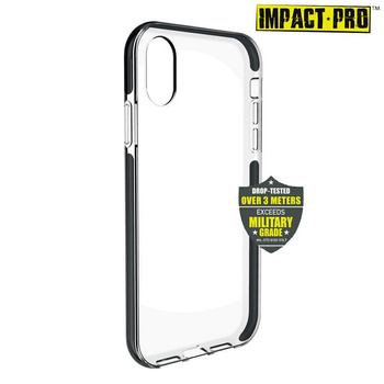 PURO Impact Pro Hard Shield - iPhone XR tok (fekete)