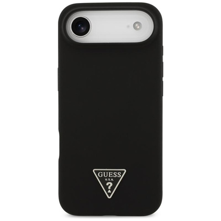 Guess Silicone Triangle Logo MagSafe - Case iPhone Air (black)