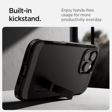 Spigen Tough Armor T Mag MagSafe - Hülle für iPhone 16 Pro Max (Schwarz)