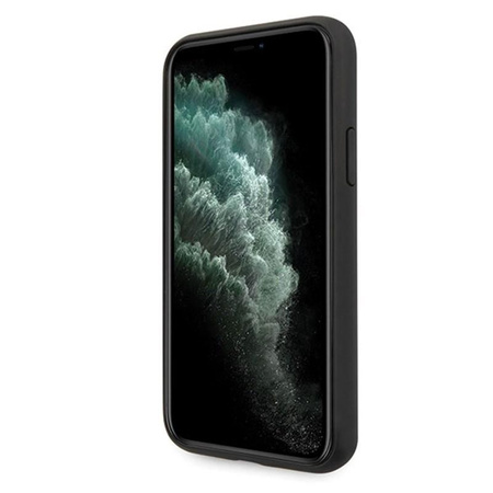 Guess 4G Bottom Stripe Collection - pouzdro pro iPhone 11 Pro Max (šedé)