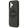 ETUI DO IPHONE 17 do MAGSAFE GUESS ORYGINALNE CZARNE SKÓRZANE MODNE CASE