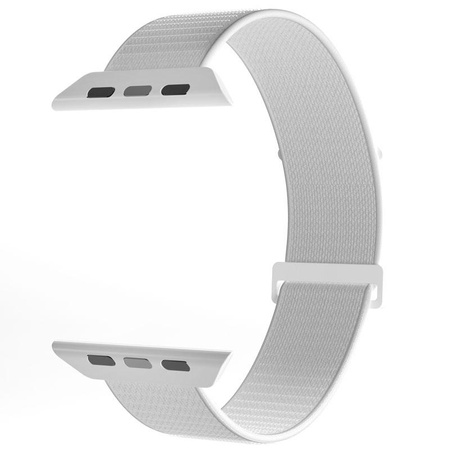 PURO Nylon Sport - řemínek pro Apple Watch 38/40/41/42 mm (Bílá)
