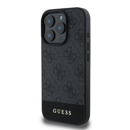 Guess 4G Bottom Stripe - Case for iPhone 16 Pro (gray)