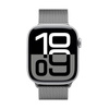 Crong Milano Steel - Stainless Steel Strap for Apple Watch 38/40/41/42 mm (silver)