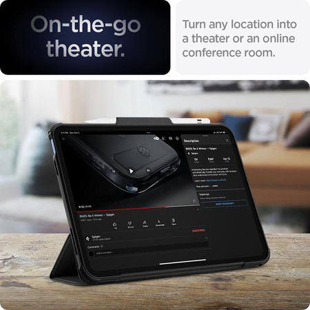 Spigen Rugged Armor Pro - Case for iPad 11" (2025) / iPad 10.9" (2022) (Black)