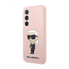 Karl Lagerfeld Silikon NFT Ikonik - Samsung Galaxy S23+ Tasche (rosa)