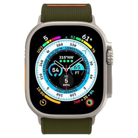 Spigen Fit Lite Ultra - Armband für Apple Watch 42/44/45/49 mm (Khaki)