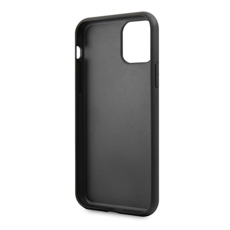 Karl Lagerfeld CardSlot - iPhone 11 Hülle mit Kartenschlitz (Schwarz)