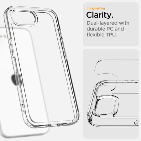 Spigen Ultra Hybrid - tok iPhone 16e készülékhez (átlátszó)
