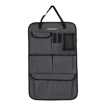 Dunlop - Car Back Seat Organizer 65x41 cm (Grey)