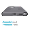 Speck Presidio2 Grip - Etui Samsung Galaxy S22 Ultra z powłoką MICROBAN (Graphite Grey/Black)