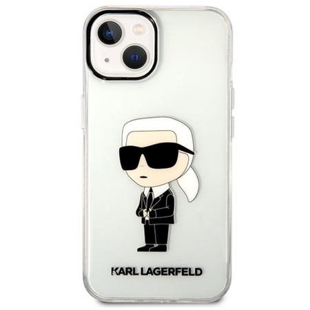 Karl Lagerfeld IML NFT Ikonik - iPhone 14 tok (átlátszó)