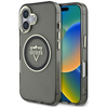 Guess IML Metal Mountain Logo MagSafe - Etui do iPhone 16 (czarny)