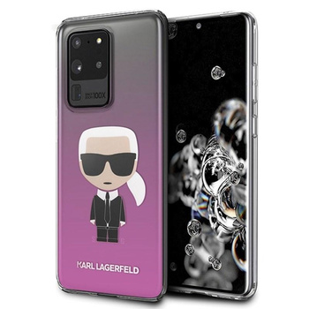 Karl Lagerfeld Ikonik - pouzdro pro Samsung Galaxy S20 Ultra (růžové)