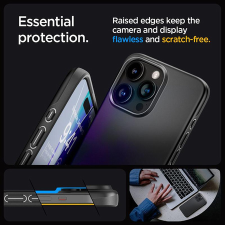 Spigen Thin Fit - Case for iPhone 15 Pro (Black)