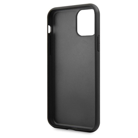 Karl Lagerfeld Double Layers Glitter Signature Case - Etui iPhone 11 (Black)