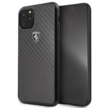 Ferrari Real Carbon Heritage - pouzdro pro iPhone 11 Pro Max (černé)