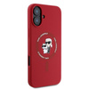Karl Lagerfeld Silikon Karl & Choupette Ring MagSafe - iPhone 16 Plus Hülle (rot)