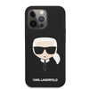 Karl Lagerfeld Silikon Iconic Karl`s Head - iPhone 13 Pro Max Hülle (schwarz)